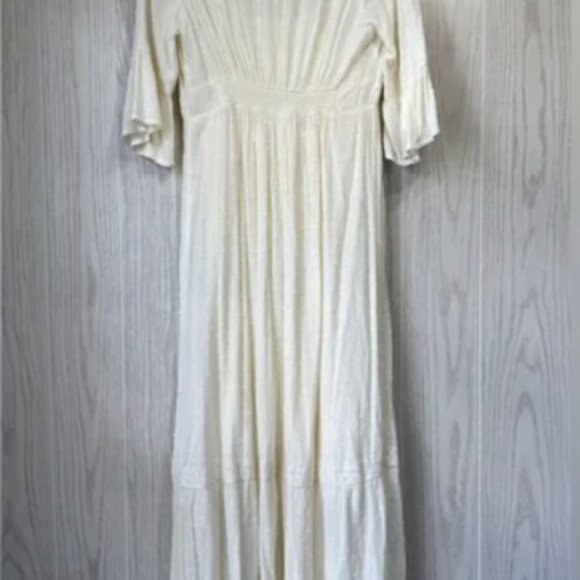 Knox Rose Ivory/Cream Peasant Dress - Size S - Picture 4 of 4